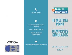 Programa III Meeting Point INS Daniel Blanxart: emprenedoria