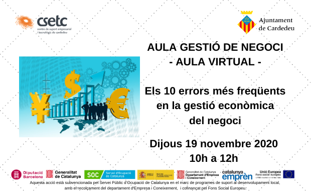 Els 10 errors més freqüents en la gestió econòmica del negoci