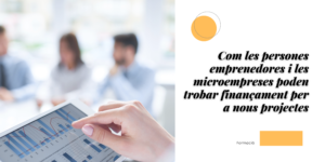 Finançament emprenedores i microempresas