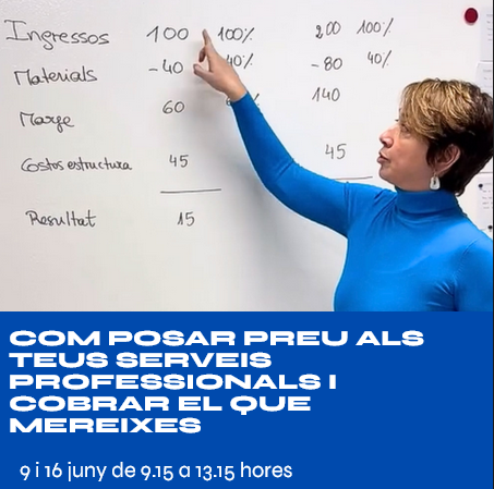 Com posar preu als teus serveis professionals i cobrar el que mereixes (Sessió 1)
