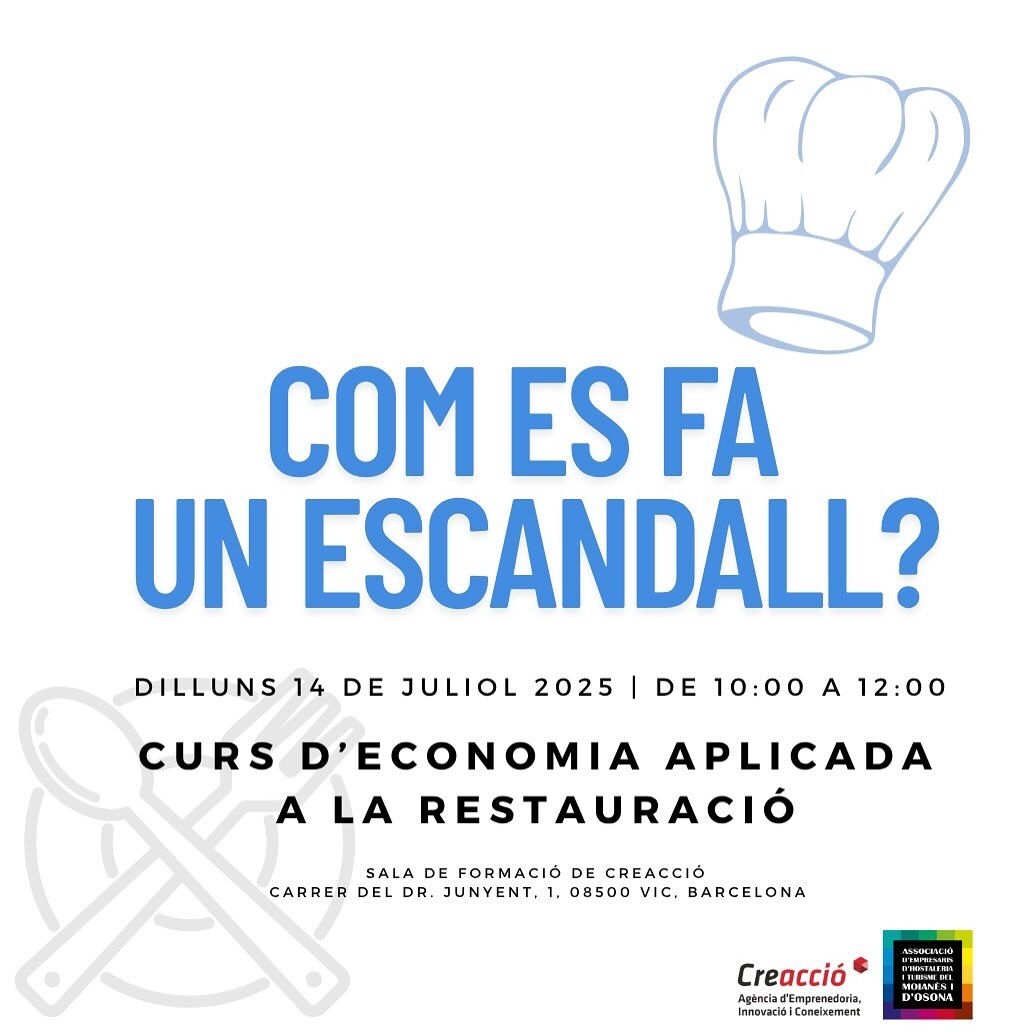Com es fa un escandall? Curs d'economia aplicada a la restauració